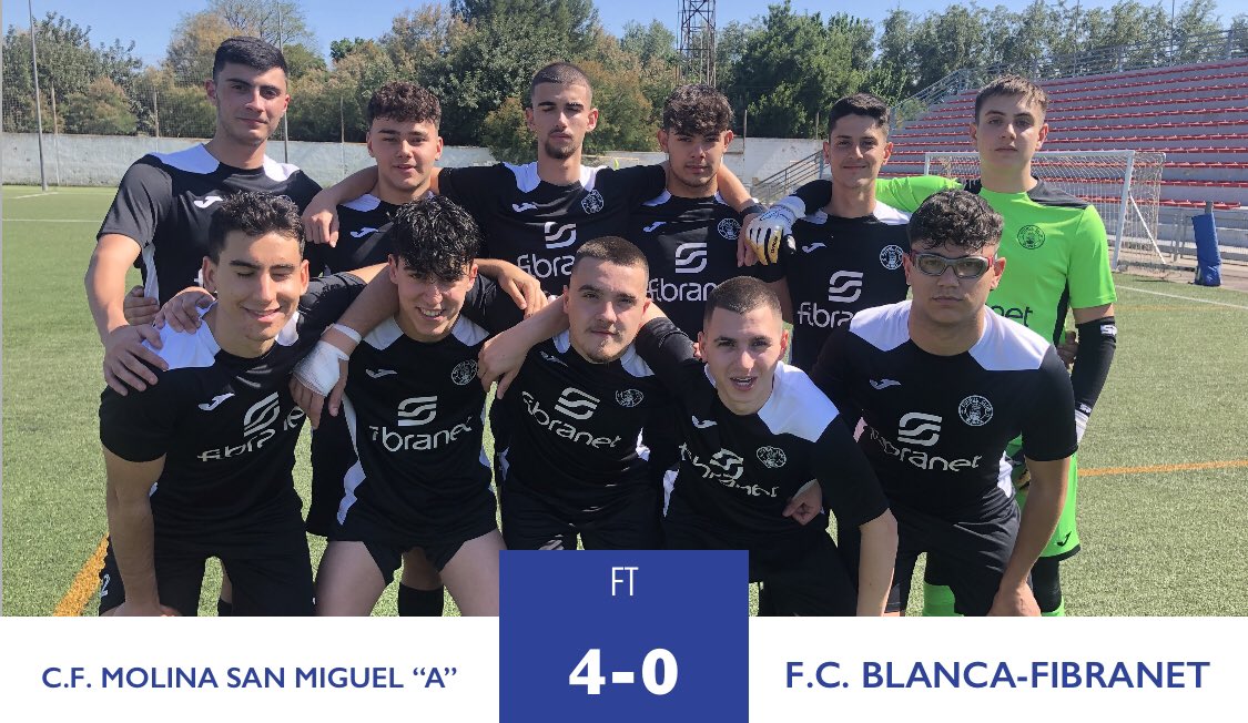 🔵⚪️Derrota, 4-0, del equipo juvenil en un partido donde <a href="/UnionMolinense/">UNIÓN MOLINENSE C.F.</a> goleó a los nuestros en la primera mitad y, a pesar de un buen segundo tiempo, no consiguieron materializar un tanto ⚪️🔵 

#vamosblanca #2juvenil #ffrm #futbol