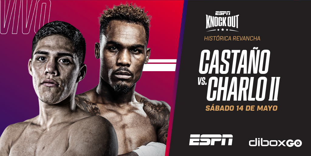 diboxGo's tweet photo. #DeportesdiboxGO 🥊 Este sábado llega la histórica revancha del boxeo: Brian Castaño 🇦🇷 vs. Jermell Charlo 🇺🇸 .

🥊 ¡Alentalo en vivo desde las 21 hs. por ESPN de @ESPNKnockOut con #diboxGO!

🗣 La transmisión contará con #RelatoAlternativo por ESPN 2 en SAP. https://t.co/7eO7yO5lL9