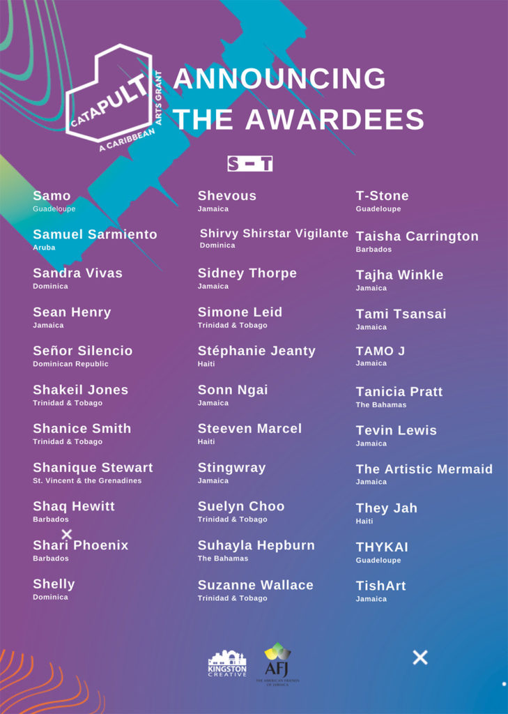 artby_txj's tweet photo. I am a proud CATAPULT awardee!
Thank you @AFJcares @kgncreative
Artist Directory: https://t.co/gw76jBVJmu
Portfolio: https://t.co/xJFieURD1U
Website: https://t.co/CKPGoGHIvS
Email: ahjat1@gmail.com
#catapultday https://t.co/rQ5roXoZX5
