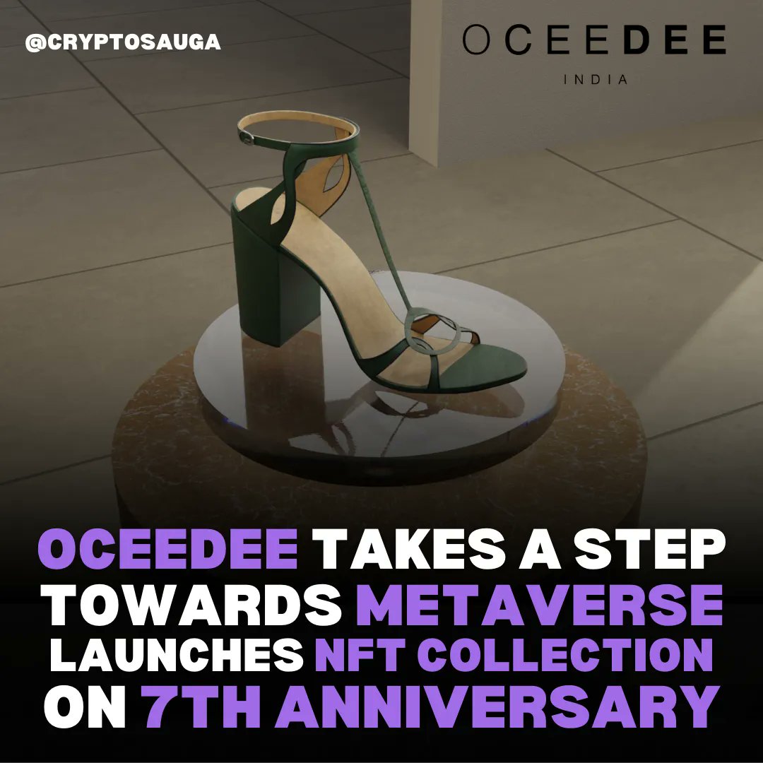 Luxury brand <a href="/oceedeeshoes/">OCEEDEE.ETH</a> well known for high quality shoes that inspires a sense of glamor, confidence and sensuality in the modern day women has entered the world of #NFT

Genesis collection of 2015 Unique NFTs is available to be minted on buff.ly/3N8jVsx #Binance