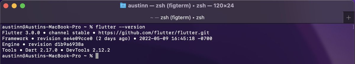 austinn0's tweet photo. Wait did Flutter 3.0.0 just get released?! @FlutterDev https://t.co/eXdS6gM4rQ