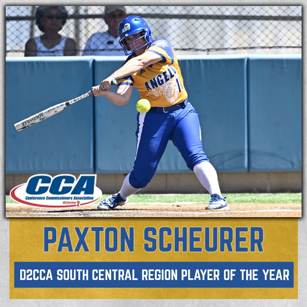 angeloathletics's tweet photo. The All-Region honors keep coming in! 

The Rambelles' Paxton Scheurer is the D2CCA South Central Region Player of the Year! 

Genesis Armendariz and Ashlyn Lerma were named to the D2CCA All-South Central Region Second Team! #RamEm https://t.co/QqiGy8dHWT