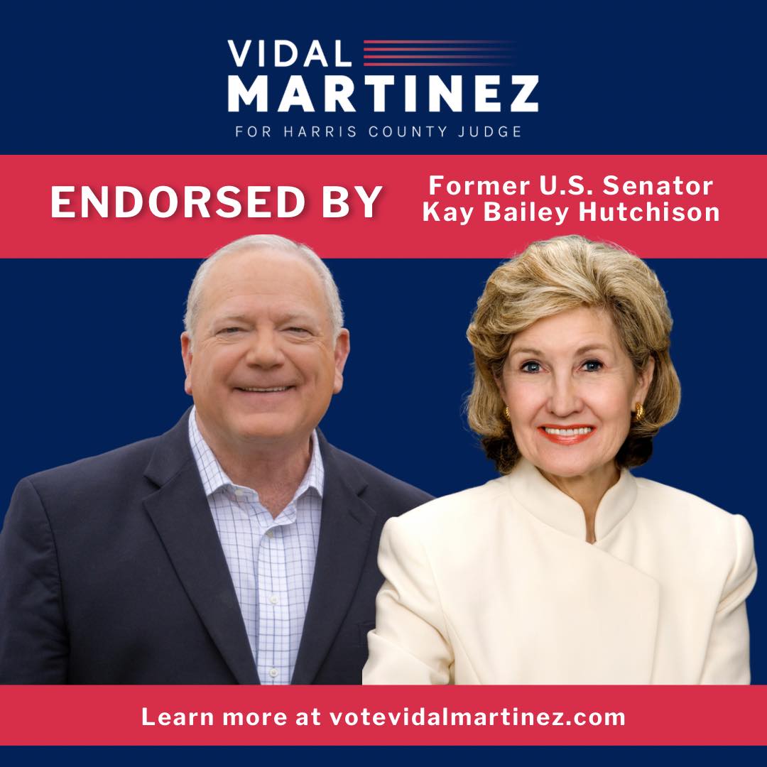 As I prepare to meet with the <a href="/VillageRepWomen/">Village Republican Women</a> tonight, I think of women like <a href="/kaybaileyhutch/">Kay Bailey Hutchison</a> who has spent her career building our party and leading the conservative effort. <a href="/TFRW/">Texas Federation of Republican Women</a> #tfrwleads #republicanwomen #conservativewomen #harriscounty #imwithvidal