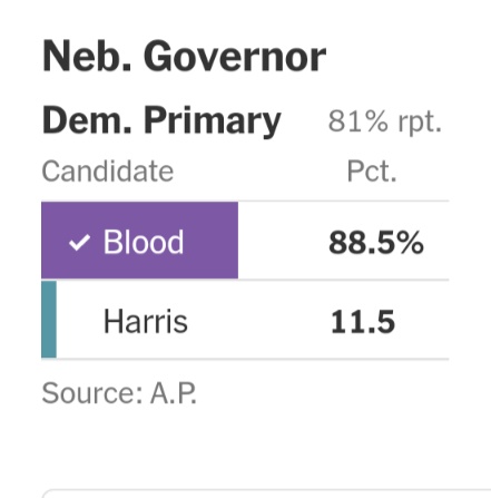 BloodLightYear's tweet photo. I don't often talk politics... But for sure, my blood filled heart is excited about candidate Blood!  #Blood #NebraskaPrimary https://t.co/dnEHKyMzFI
