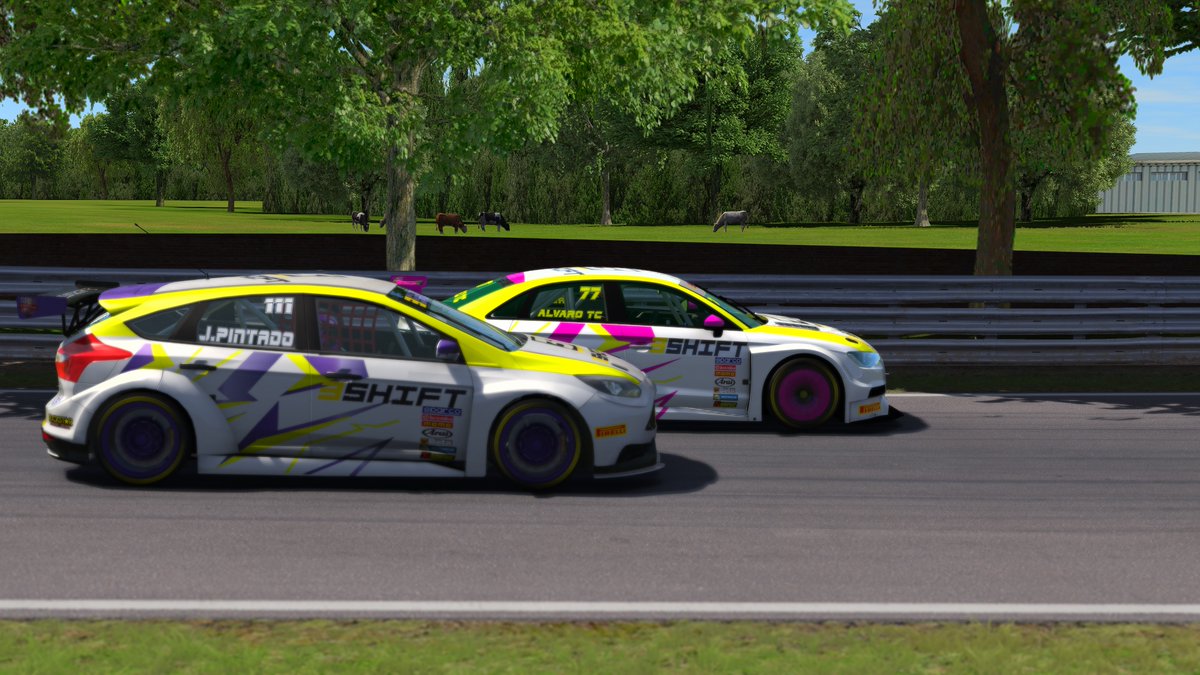 Terminada la primera prueba de la BTCC de <a href="/FunACCommunity/">Funaccommunity</a> ! Intenso hasta la ultima vuelta con un poquito de #chapachapa Enhorabuena a todos los participantes! 

Ahora nos cambiamos y dirigimos hacia #GranTurismo7  Con la Porsche Cup de la mano de <a href="/Club_Bujalo/">Bujalo Racing Team</a>