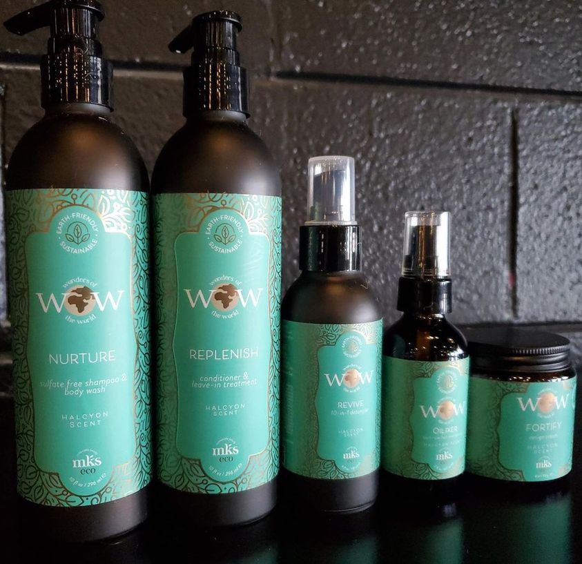 MKSecohaircare's tweet photo. New MKS eco WOW hair care line!
🌱clean ingredients &amp; globally sourced oils

💧MKS eco WOW “Nurture” Sulfate-Free Shampoo
💧MKS eco WOW “Replenish” Conditioner
💧MKS eco WOW “Revive” Detangler
💧MKS eco WOW “Oilixer” Hair &amp; Skin Serum
💧MKS eco WOW Fortify Design Cream https://t.co/zq9O7Xxq4N