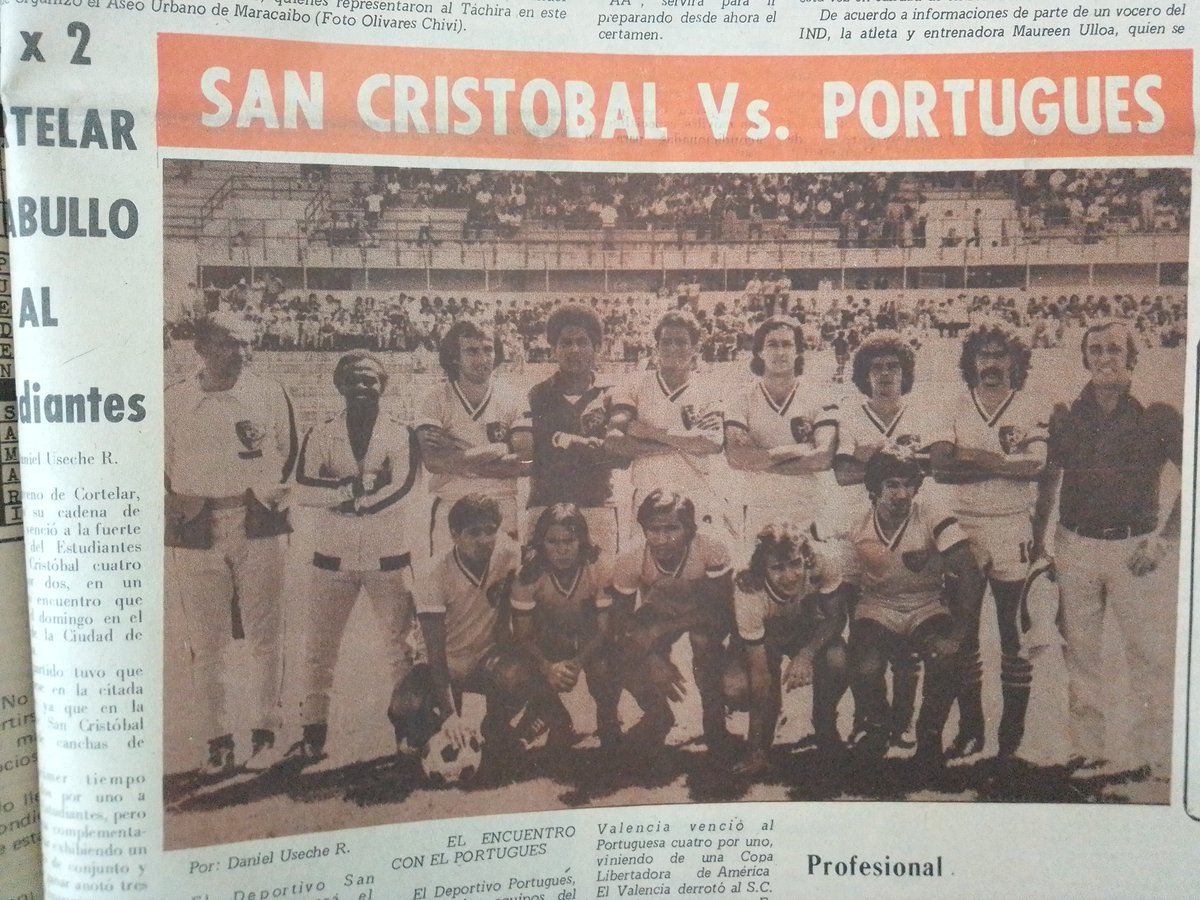 Futboolyalgomas's tweet photo. #DatoAurinegro 1 dia como hoy ( 11/5/1975) 47 años el( Dvo S/Cristobal) conseguia su 4ta victoria y 3ra consecutiva en #CopaVzla en Merida y rumbo al #Subtitulo de la Mano del Pocho Gil 4 x 0 al ( Dvo Portugues) Goles de Silvera 2,Uzcategui y Lizarraga) https://t.co/yJelE30f87