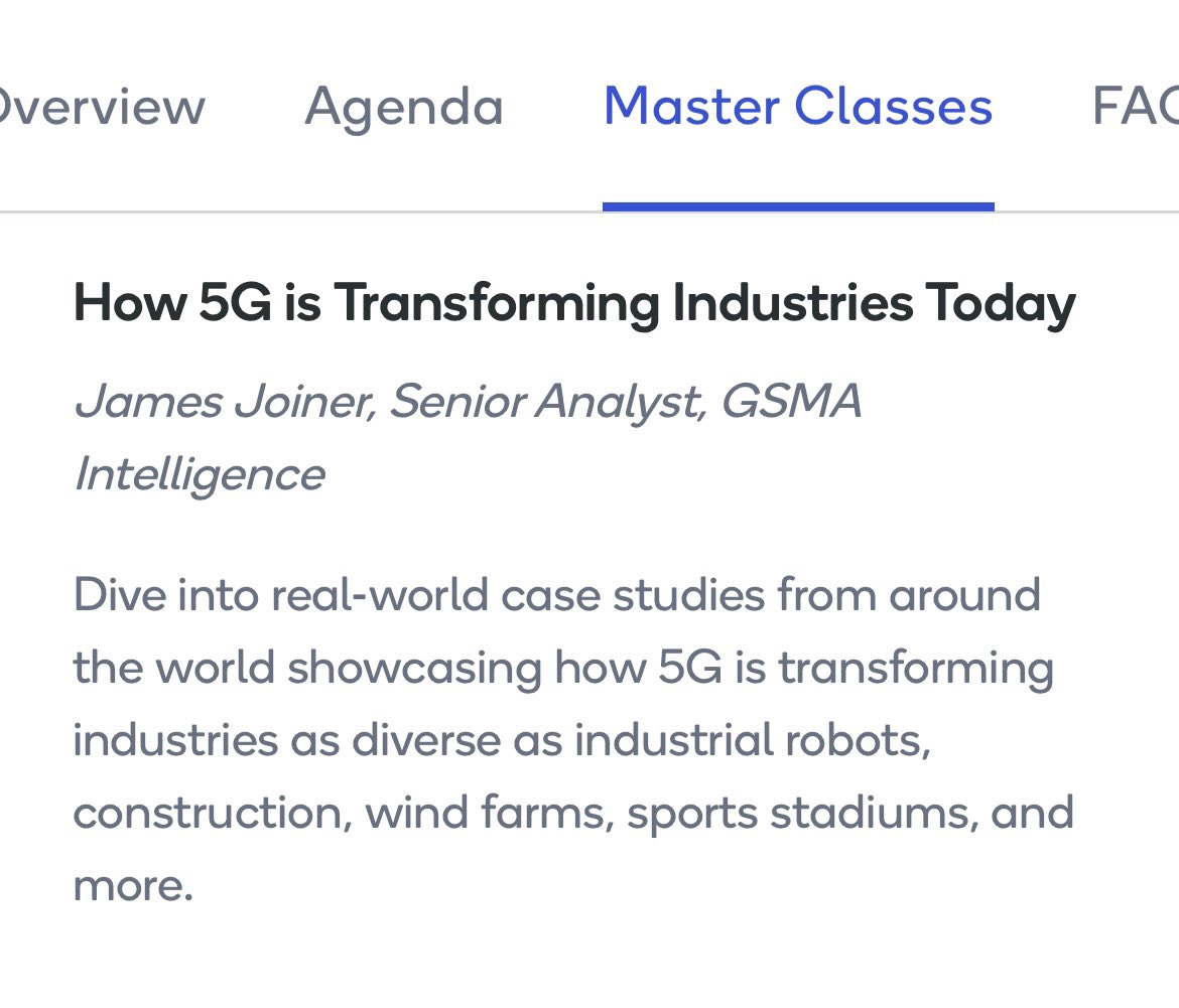Day two at the #Qualcomm5GSummit. Looking forward to speaking about how 5G is transforming industries using case studies from the <a href="/GSMA/">GSMA</a> 5G Transformation Hub 

gsma.com/foundry/5g-tra…