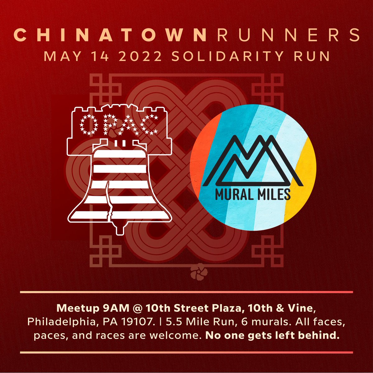 PCDC_Events's tweet image. Check out an upcoming local event for #AAPIHeritageMonth! Join Mural Miles and @RunOPAC in celebrating Asian Pacific American Heritage month for a 5.5 mile run in solidarity with Chinatown Runners

5/14 @ 9AM | Start at 10th &amp;amp; Vine St