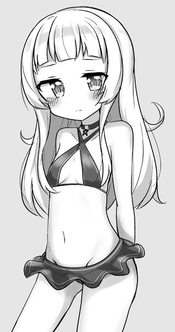 漫画用に水着描いた
 #シオンの書物 