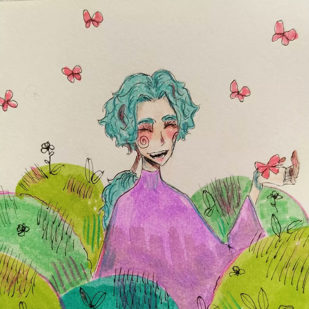 ctrl_luv's tweet photo. 🦋Happiness is a butterfly🦋

~

#arte #art #drawing #dibujo #diseñodepersonajes #characterdesign #color #pastel #pastelcolors #trabi #traditional #tradicional #sketchbook #sketch #butterfly https://t.co/PhAq19D7Pm