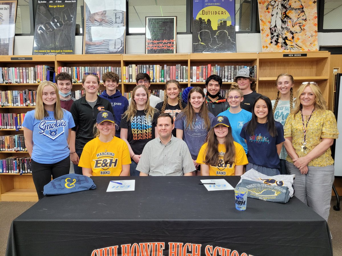 Our very own, Ashlynn Booth and Sarah Blevins, will be continuing their education and music careers at Emory &amp; Henry in the fall!! Proud of you, Warriors!