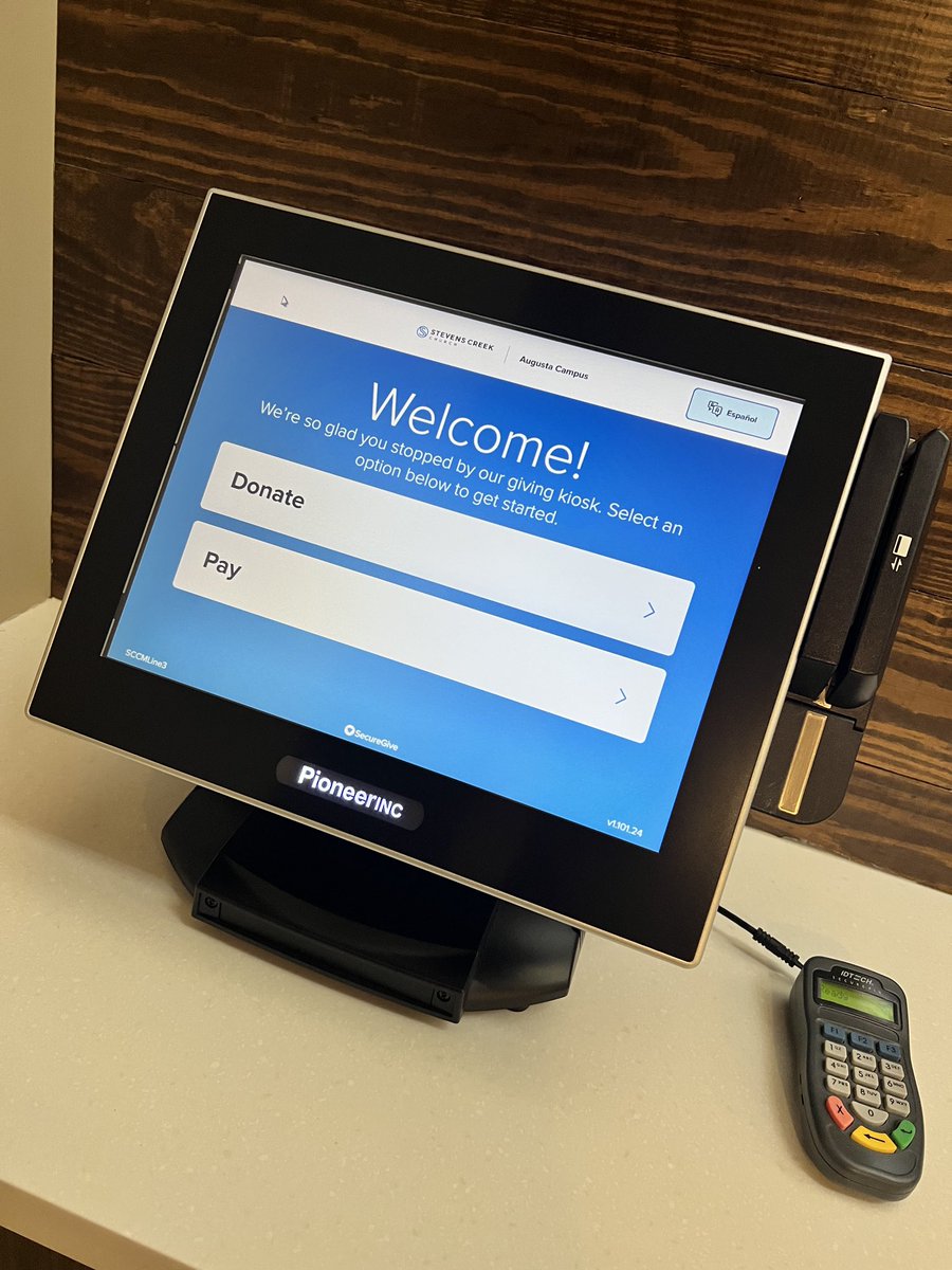 MartyBaker's tweet photo. Every church needs a giving kiosk in this post-pandemic world. @SecureGive #ChurchTrends #pastor #ChurchTech https://t.co/rcp815eRto
