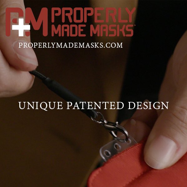 ProperMasks's tweet photo. Our masks have a Unique Patented Design 😷 https://t.co/Z6eGbC9RRi 🖥 #masks #patented #properlymademasks #comfort #safety #eardiscomfort #uniquedesign https://t.co/uHrQmlrV3G