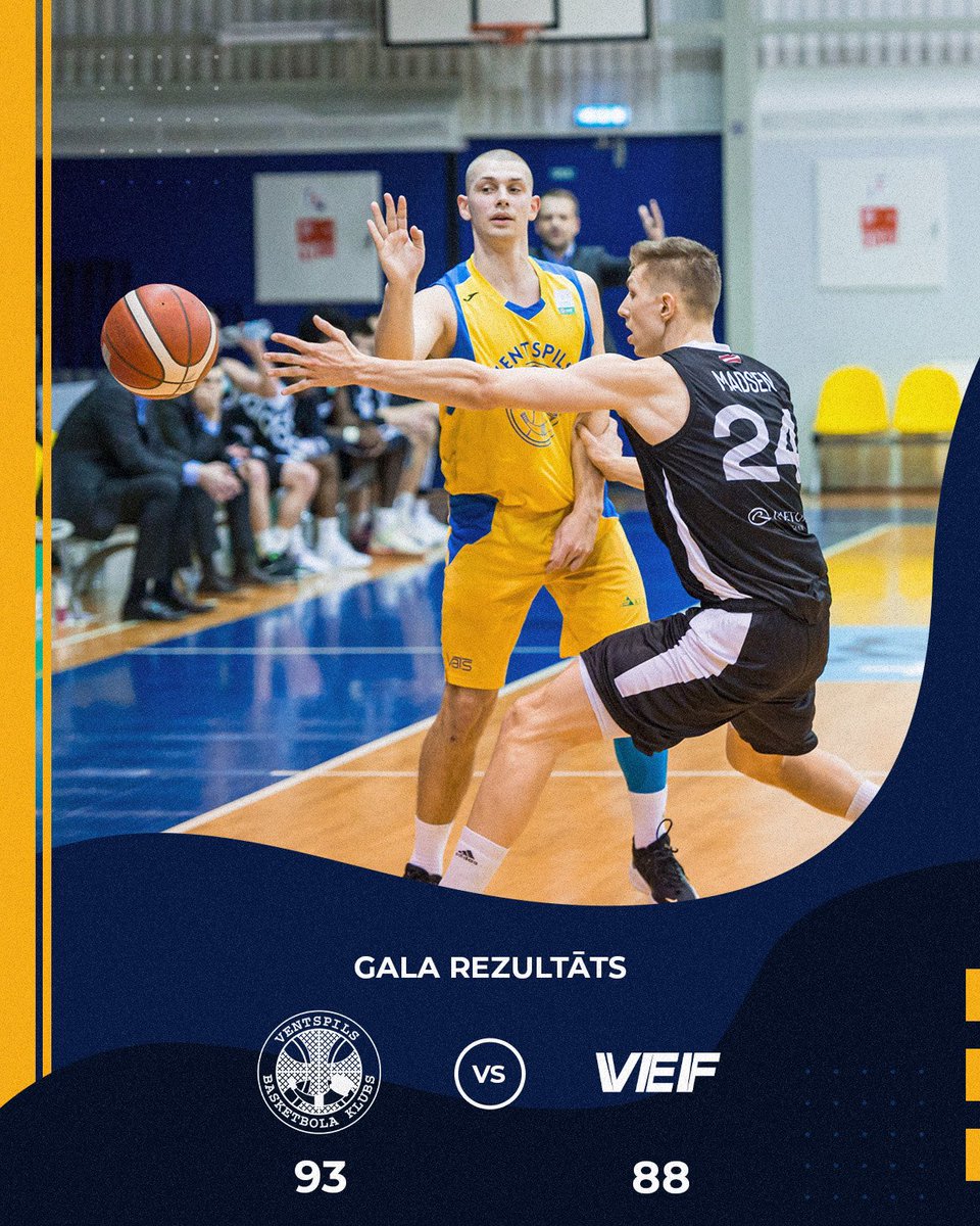 bkventspils's tweet image. 💥 𝙐𝙕𝙑𝘼𝙍𝘼! 💥

93 : 88

BK Ventspils 🆚 VEF RĪGA

🟡🔵
#MēsVisiParBKVentspils