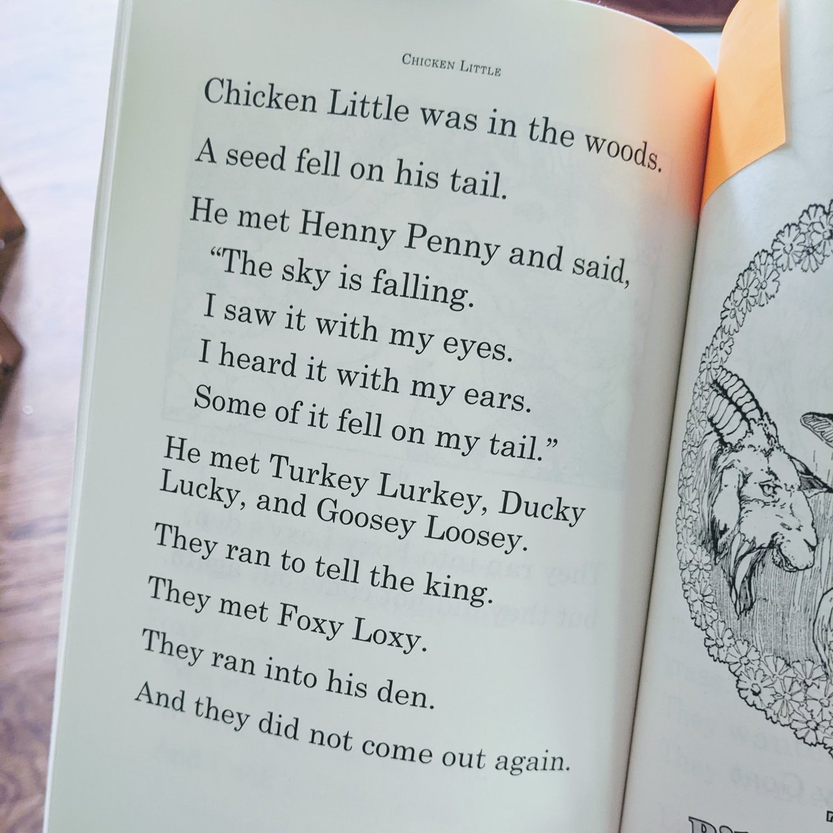 beckyaniol's tweet photo. Don't be like Chicken Little. Experience ≠ Truth. 

P.S. Don't be like Henny Penny either. She believed Chicken Little without finding out the Truth for herself, and she got eaten too. 
#lessonsfromkindergarten #folktales #truthbomb #homeschool https://t.co/GsXjtHb7zU