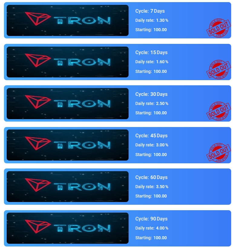 Gem_TRX's tweet photo. We regret to inform you that the 30day cycle mining option has sold out followed by the 7day, 15day and 45day, but rest assured that they will be available again after the next product reset! https://t.co/YHDzcVPdPj
