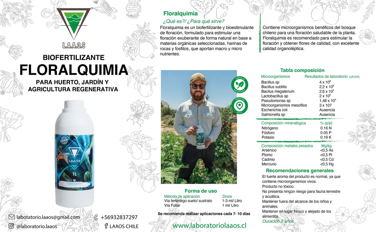DanielaNashM's tweet photo. Desarrollo de fichas técnicas para Laboratorios L.A.A.O.S, empresa enfocada en la producción de biofertilizantes en base a cultivos de microorganismos de la zona ubicada de la localidad de Limache.

#DiseñoGrafico #DiseñoEditorial #DiseñoChileno https://t.co/iKlfMA6uJj