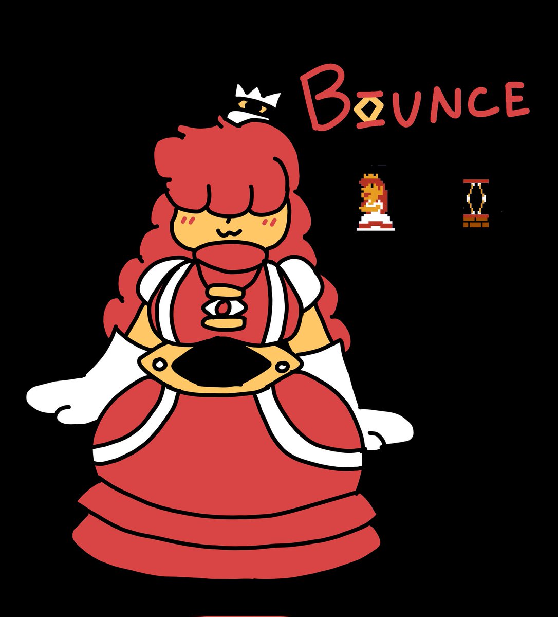 i made a little Minus World OC because I love the concept

This is Bounce, a Princess Toadstool mixed with a spring

#MinusWorld #MinusWorldOC