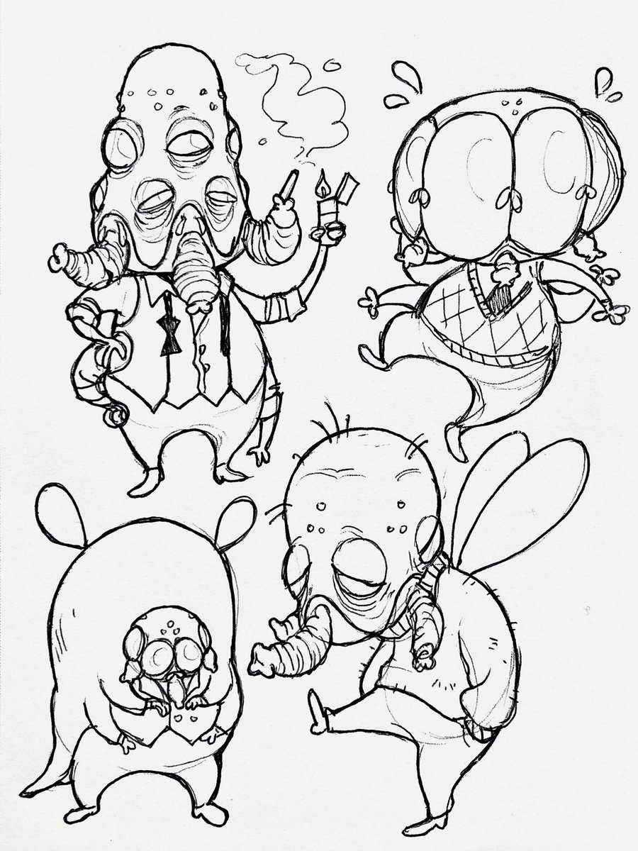 Trungo doodles for @ascalaphid! 