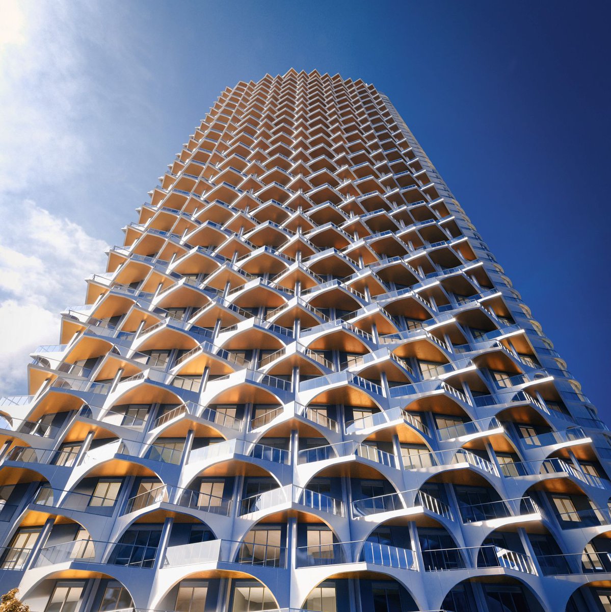 ProjectEND's tweet photo. Big new app from @pureplaza &amp; @BDPQuadrangle at 307 Lake Shore Boulevard East: 49 storeys on the site which was until recently occupied by @SidewalkToronto. 430 residential units, 700sm of community space &amp; 1500sm indoor amenity space over 4 floors at the top of the building. https://t.co/uMojbxN9H7
