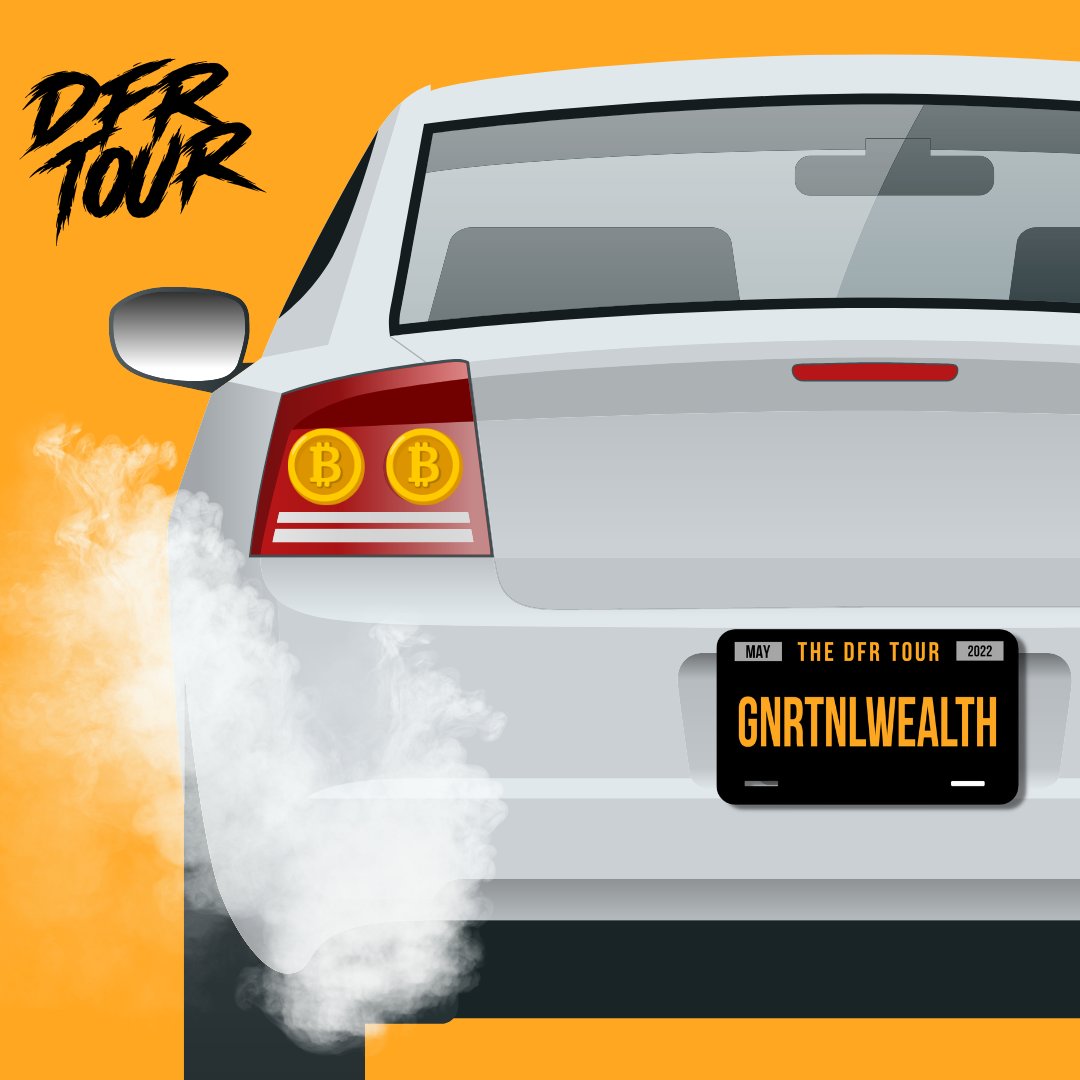 thedfrtour's tweet photo. Don't forget to mark your calendars to pull up in your city! #DFRTourCountdown #generationalwealth #dfrtour2022 #dfrtour #bitcoin #financialrevolution https://t.co/zLM6DDcxgu