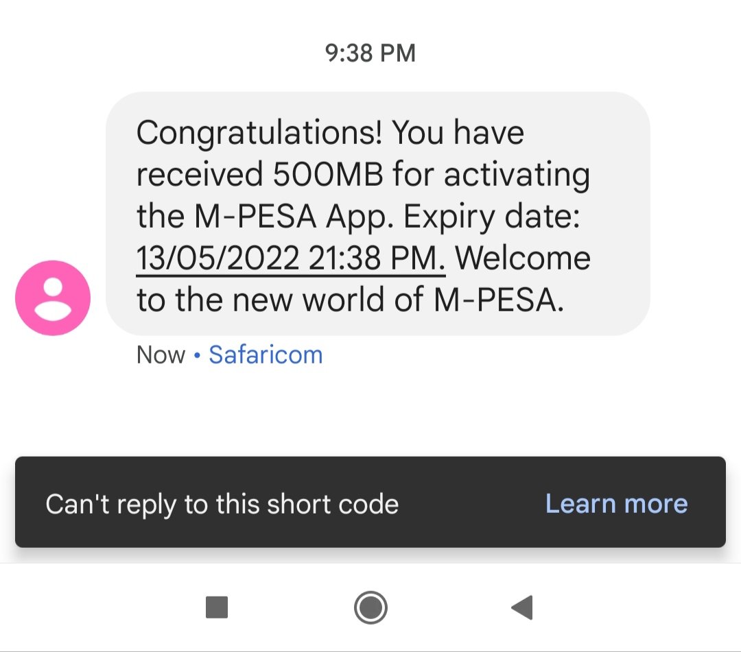 JaneLordess's tweet photo. @Corded15 @kithangu @BABGEE21 ebu unistall &amp; reinstall the MPESA app using this link :https://t.co/wsopgCuqWC 3wchyQ1, there's an upgrade so it has new exciting features &amp; slight differences. 500MB free data once you re-install the app.
@SafaricomPLC #TheFutureOfMoney https://t.co/Vl9K70JbXb