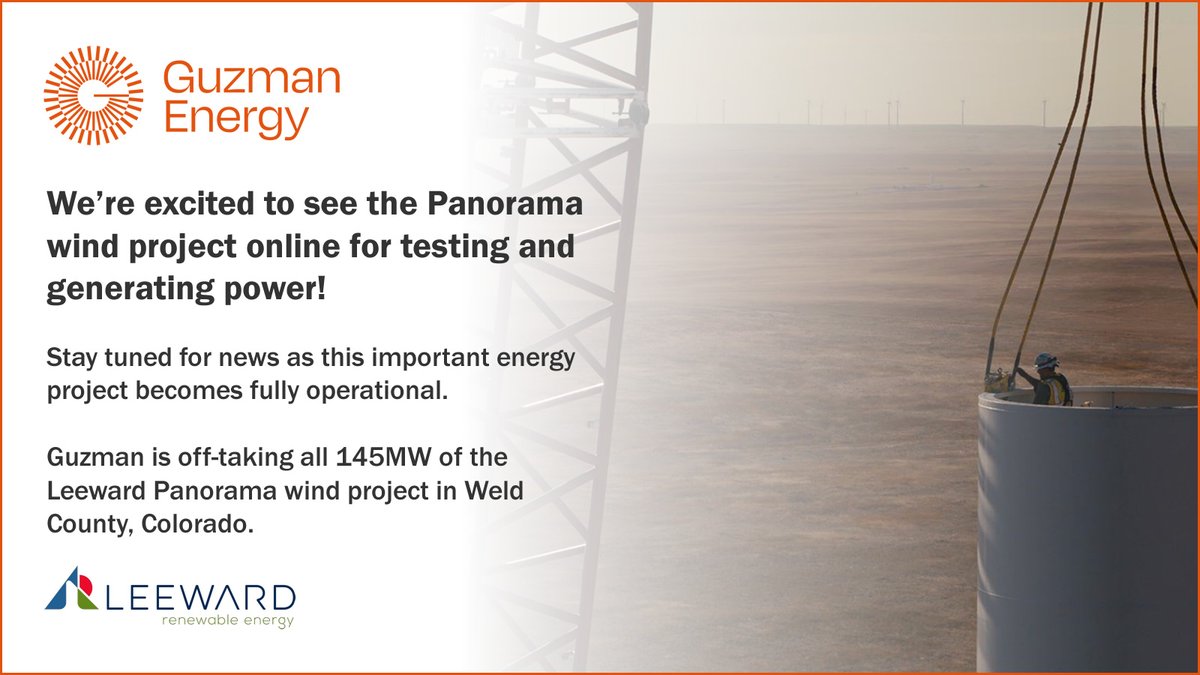 Update on Guzman Energy renewable generation project: Panorama
<a href="/LeewardEnergy/">LRE</a> 
#energytwitter #windenergy #renewableenergy