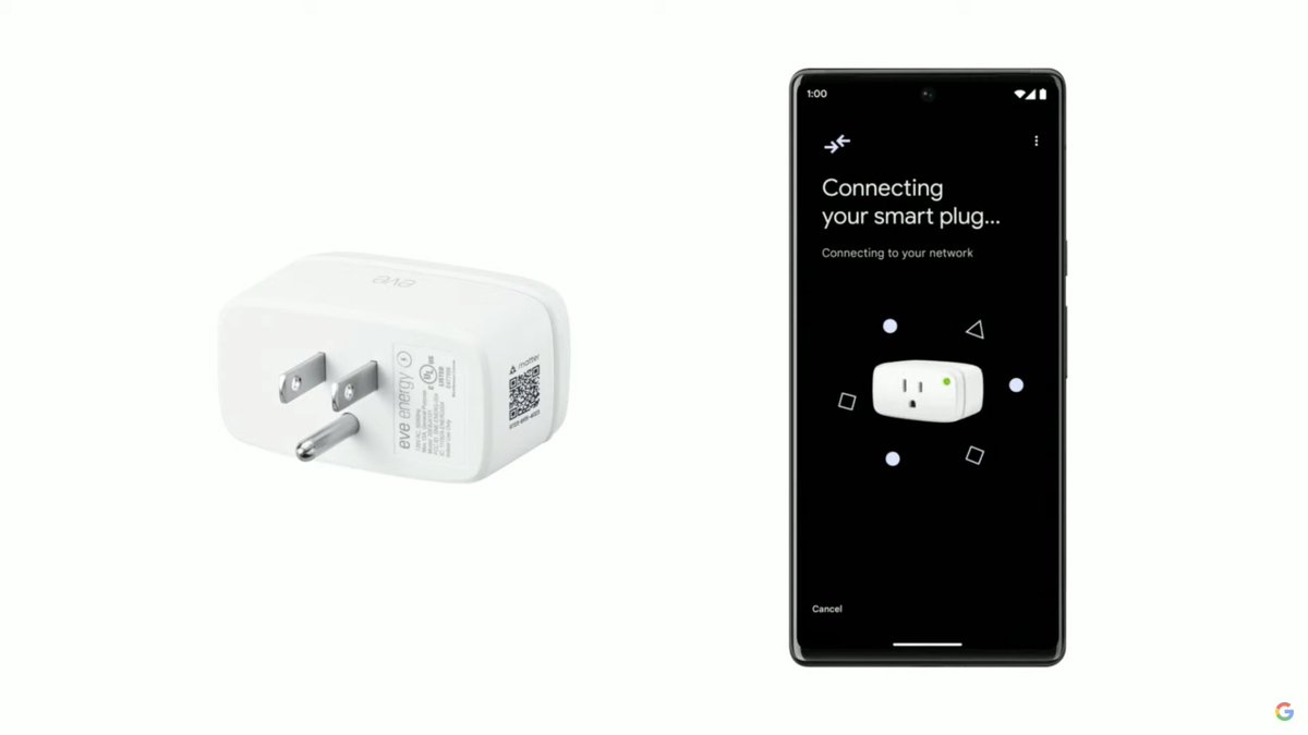 meeteve's tweet photo. What a nice appearance #EveEnergy made at #GoogleIO! We’re thrilled to be among those that shape an open, collaborative smart home of the future.Happy to have a great partnership with Google, making the easy smart home a reality for everyone @csaiot @googledevs #CountdownToMatter https://t.co/0G1bKB4Mwq