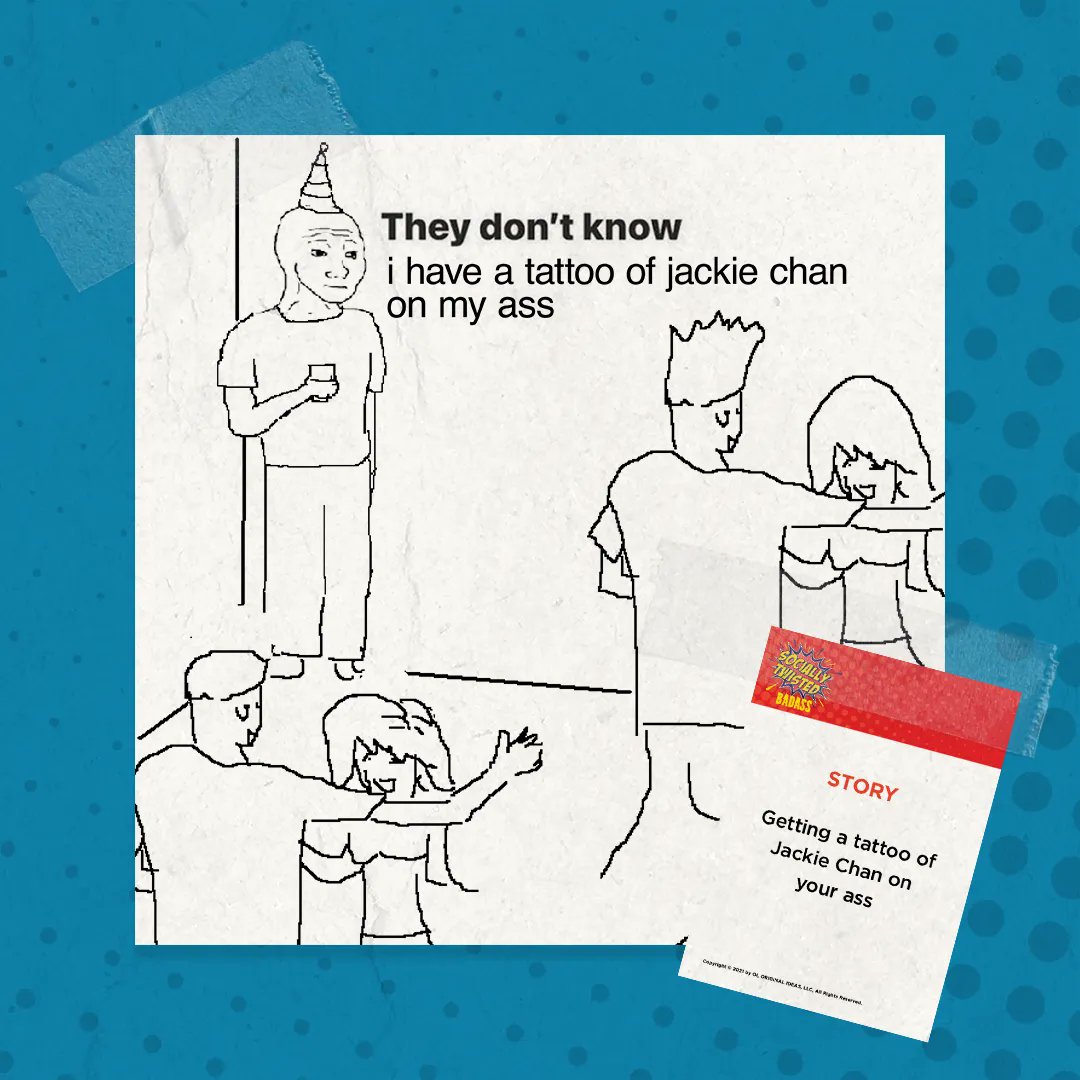 SocTwisted's tweet photo. At least we like to think they don't know... 

Have and ridiculous secrets? Play Socially Twisted now and share it ALL with your closest friends. Stop by Amazon and check us out!! https://t.co/qRQO3AwhW6