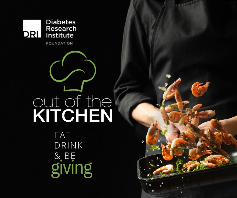 Diabetes_DRI's tweet photo. Don't forget to mark your calendars for our #OutOfTheKitchen event on June 5 at 6pm! Enjoy a night of incredible food &amp; support our mission of finding a cure for #diabetes. Register or donate here: https://t.co/qFiq6DpVAs https://t.co/YI2njGS1aa