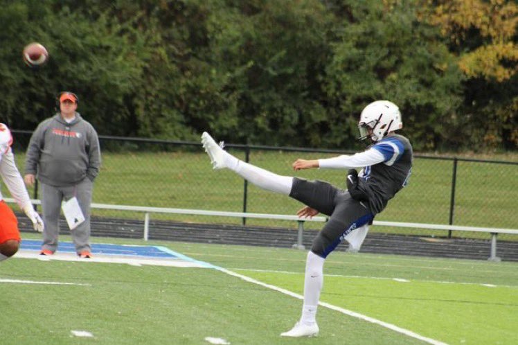 Name: Elgin Phillips Jr.
POS: Punter 
School: Thomas More University 
Height: 6’3
Weight: 175
Accolades: 
• 1st Team All conference (Mid South Conference)
• NAIA All American