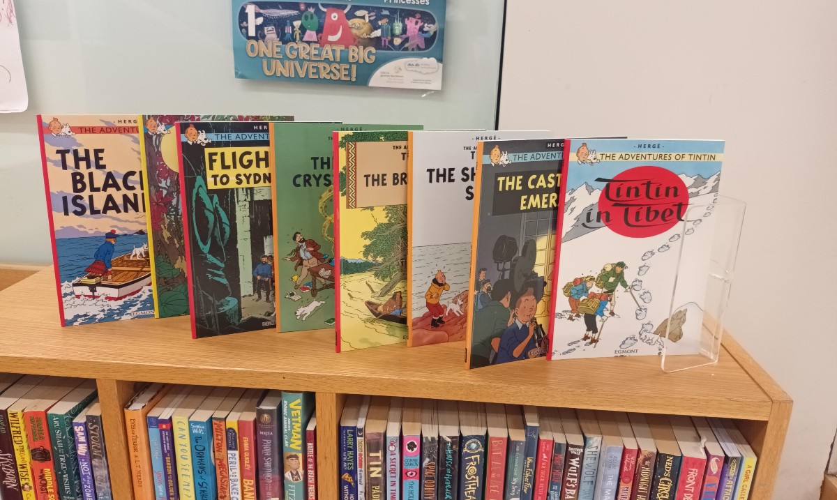 DLR_Libraries's tweet photo. Fantastic new  Tintins just arrived #TakeACloserLook #DropIn #RightToRead #BlackrockLibrary  #DLRLibraries https://t.co/mkwYymW1Rs