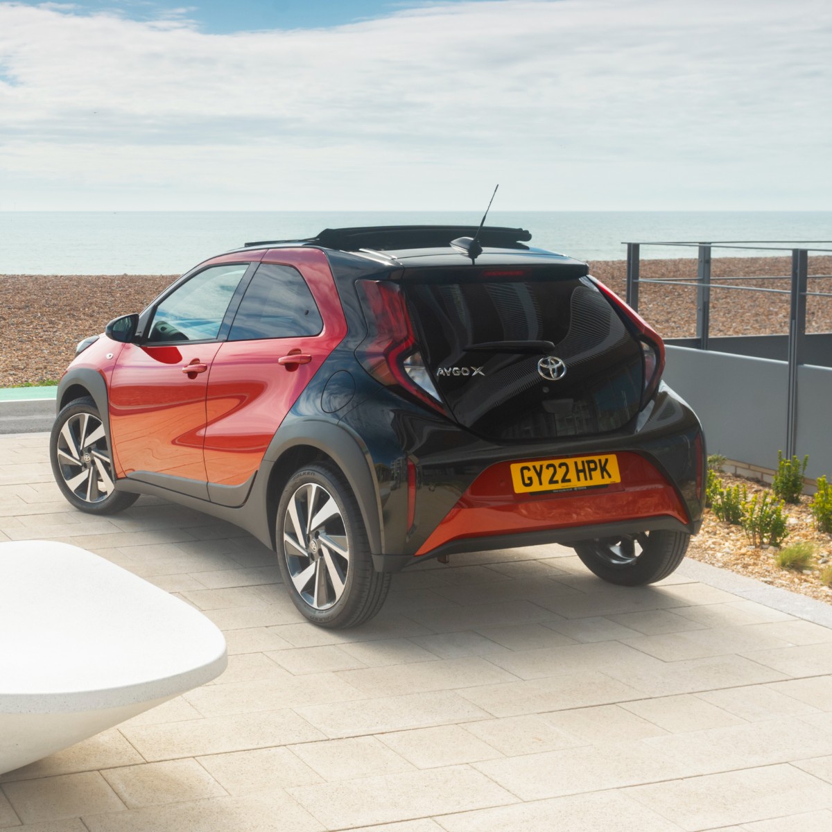 ToyotaSilsden's tweet photo. Blue sky thinking. All-new Toyota #AygoX. https://t.co/aLOTlIvzEc