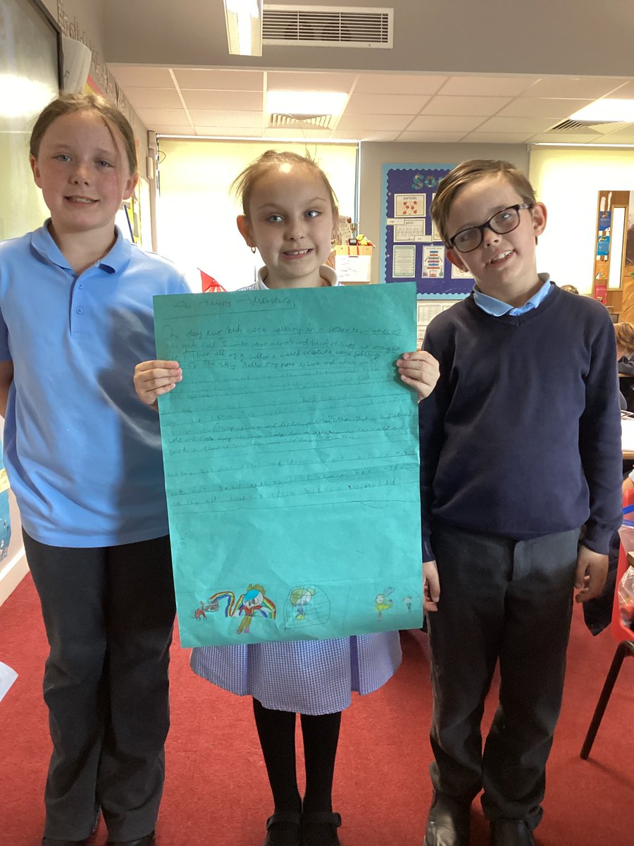 MissSmithRAV's tweet photo. We loved drafting science fiction stories today in English!  Every group worked so hard on their character and setting descriptions. Well Done! ✨ https://t.co/kJIkpq1xnz