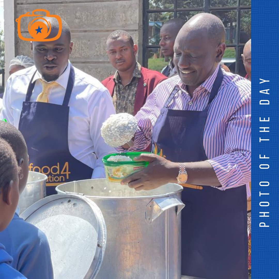 levi_memphis's tweet photo. Ruto endorses Sakaja’s school feeding program to go nation wide.
The program will be rolled in all the 200 Nairobi county schools across the country. 
This will help reduce the rate of school dropouts among the young school going children. https://t.co/IP2WV0qKGM