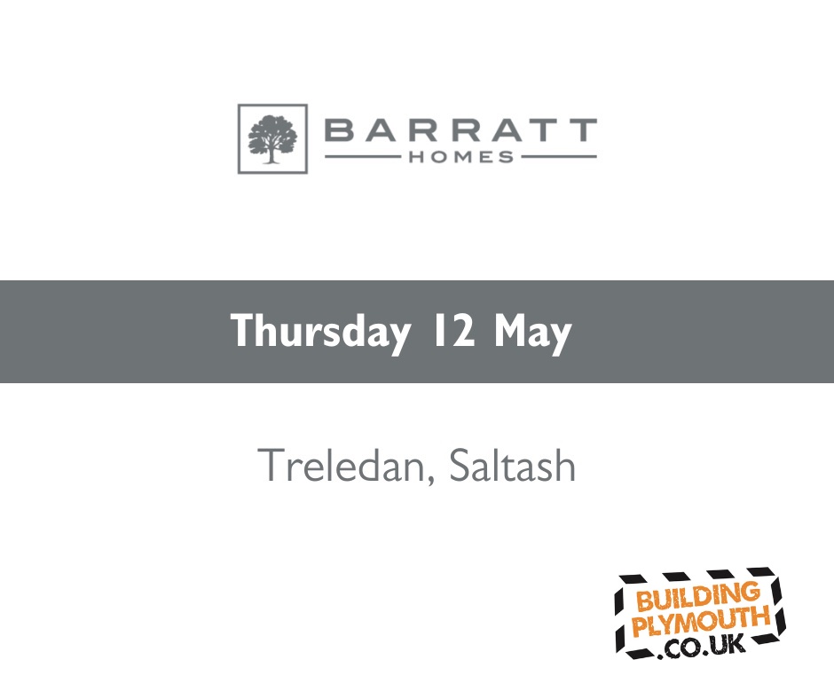 buildplymouth's tweet photo. π·ββοΈ π·ββοΈ ποΈ We're excited for our penultimate day of #OpenSitesWeek we'll be visiting #IntercityHouse in the city centre, #Treledan housing development, Saltash and #BrittanyHouse, Derriford.
#BuildingPlymouth
#Kier
#UniversityofPlymouth
#BarrattHomes
#DerrifordHospital
#Obedair https://t.co/Raxgnjc3VV