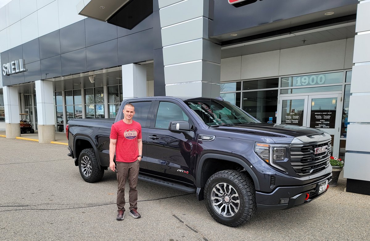 Titanium Rush Metallic is one of three new colors offered on the NEW #gmcsierra #AT4🌊 Reserve your truck here bit.ly/38mECSP