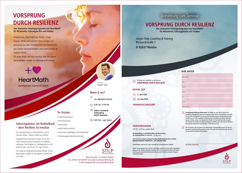 StilpCoaching's tweet photo. NEUES SEMINAR: VORSPRUNG DURCH RESILIENZ! Infos und die Broschüre zum Downloaden gibt es hier: https://t.co/ue8HI9AXw8; mehr zum neuen Seminar und zum Download des Anmeldeformulars hier: https://t.co/DIFXoBOgzJ 

#Coaching #Seminare #Stilp #Consulting #Unternehmen #Mitarbeiter https://t.co/meBBALga8v