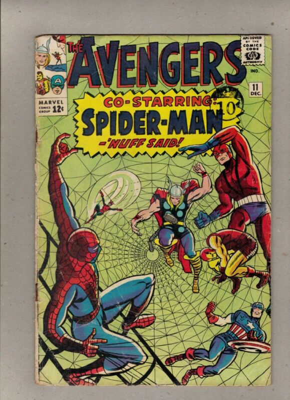 PeriodComics's tweet photo. Avengers #11_december 1964_very Good_amazing Spider-man_silver Age Marvel https://t.co/BDjmPohsZ8 https://t.co/GumfJUiJ4X