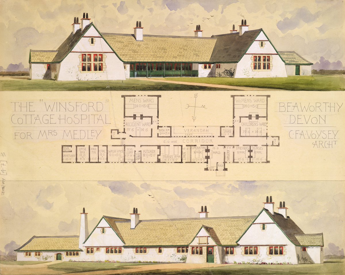 RIBA's tweet photo. An 1899 design for CFA Voysey’s Winsford Cottage Hospital (#RIBACollections), and the @LandmarkTrust site now, following its restoration by @b2_architects (📷Adrian Stenning) https://t.co/i54hoz3Rlo (6/7)
🏆@RIBASouthWest Award, #ConservationAward and #ClientoftheYear https://t.co/YlIvb2m0Fn