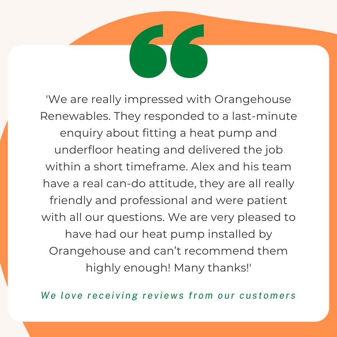 OHRenewables's tweet image. Lovely feedback this week 🎉

#dreamteam #orangehouserenewables #heatpumpsystems #airsourceheatpump #boilerupgradescheme #renewableenergy #shopstamford