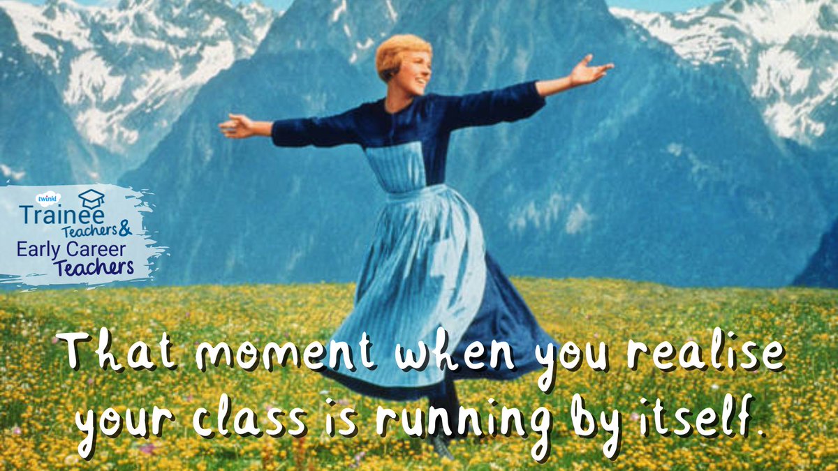 TraineeTwinkl's tweet photo. It's #FridayMorning time for a teaching meme! π
It's a truly lovely thing when you realise your class is running by yourself. π€
#edutwitter #ECT #NQT #ECTKS1 #ECTKS2 #ECTKS3 #teachertwitter https://t.co/tUV6phqQ3V