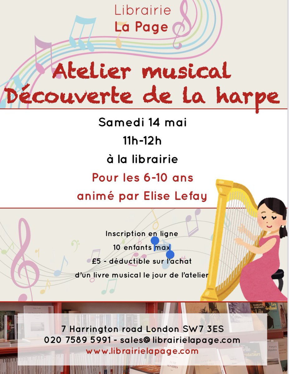 ELM Performance (@elm_performance) on Twitter photo Rejoignez Elise samedi pour un atelier découverte autour de la harpe <a href="/LIBRAIRIELAPAGE/">LIBRAIRIE LA PAGE</a> librairielapage.com/agenda/decouve… Rejoignez Elise samedi pour un atelier découverte autour de la harpe <a href="/LIBRAIRIELAPAGE/">LIBRAIRIE LA PAGE</a> librairielapage.com/agenda/decouve…
