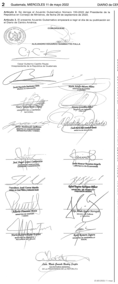 ¡Ni mascarillas ni semaforo covid! 

Gobierno de Guatemala derogó el acuerdo 150-2020.

#guatemala #COVID19