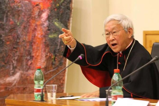 HKLiberty_Team's tweet photo. 612 Humanitarian Fund(disbanded) arrestees include Roman Catholic Cardinal Joseph Zen, singer @hoccgoomusic, lawyer Margaret Ng &amp; scholar Hui Po-keung.

90yo Cardinal Zen in particular is a fierce critic of China against CCP’s treatment of underground Christians.
God Bless him. https://t.co/l06sS5lxaQ