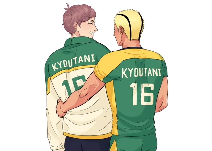 Kyoutani x2 
#kyouhaba 💚 