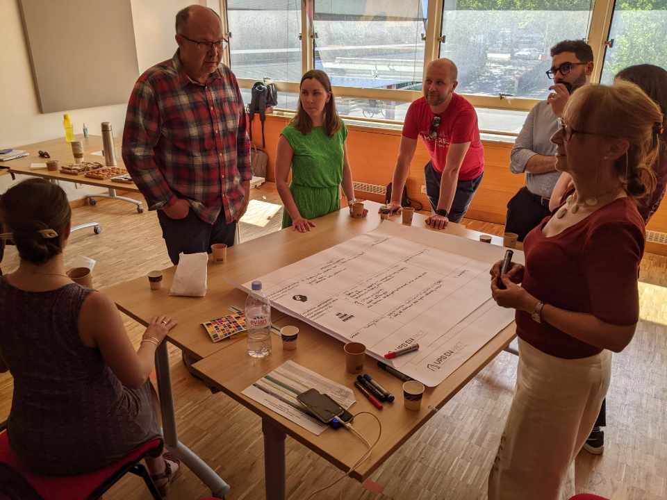 Working session on IAPs for #bettercities after an inspiring visit of the green infrastructures of <a href="/GreenGrenoble22/">🌱 Grenoble, European Green Capital 2022 🇪🇺</a> 
<a href="/URBACT/">URBACT</a>