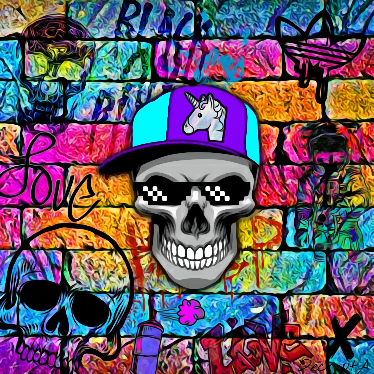 CryptGem's tweet photo. 😍NFTs😍
"Skull Bling" By:@DecryptAA https://t.co/BJnKZiUMnG