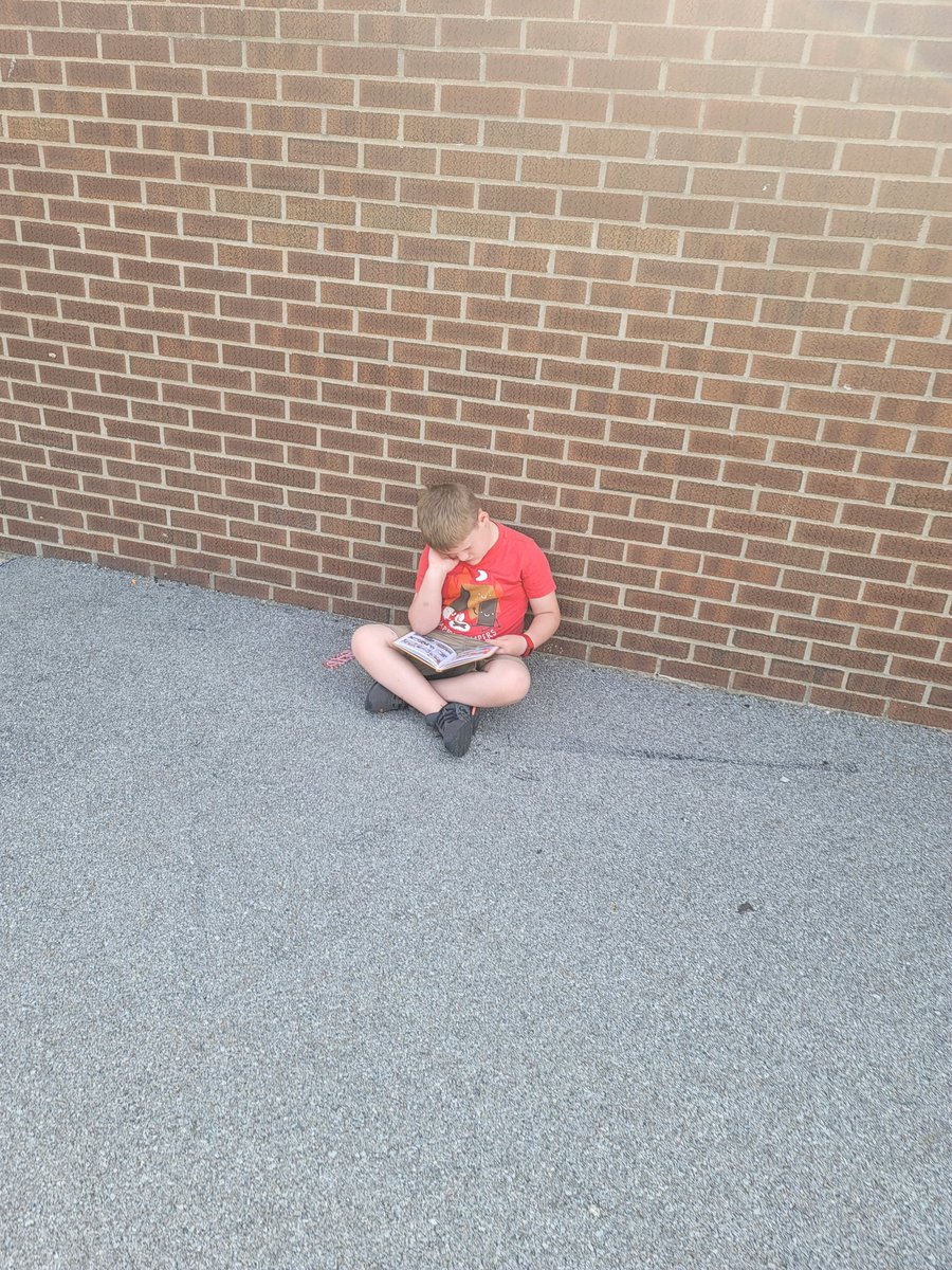 MorganMueth's tweet photo. Third grade's countdown to summer break was find a good book, go outside, and enjoy reading! #redbud132 https://t.co/YdkP5jJ1r6